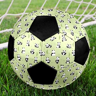 1 Adet Panda Dostları Futbol Topu Boyut 5 Futbol Makine Dikişli İç/Dış Mekan Evrensel Futbol Hediyesi W29