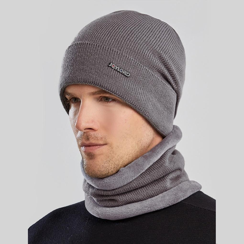 Winter Cold Weather Knit Neck Warmer, Mock Toshi Beanie Hat Set