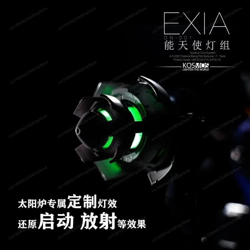 Kosmos PG 1/60 GN-001 EXIA Phantom Light Group LED Accessory Package Assembly Action Toy Figures Christmas Gifts