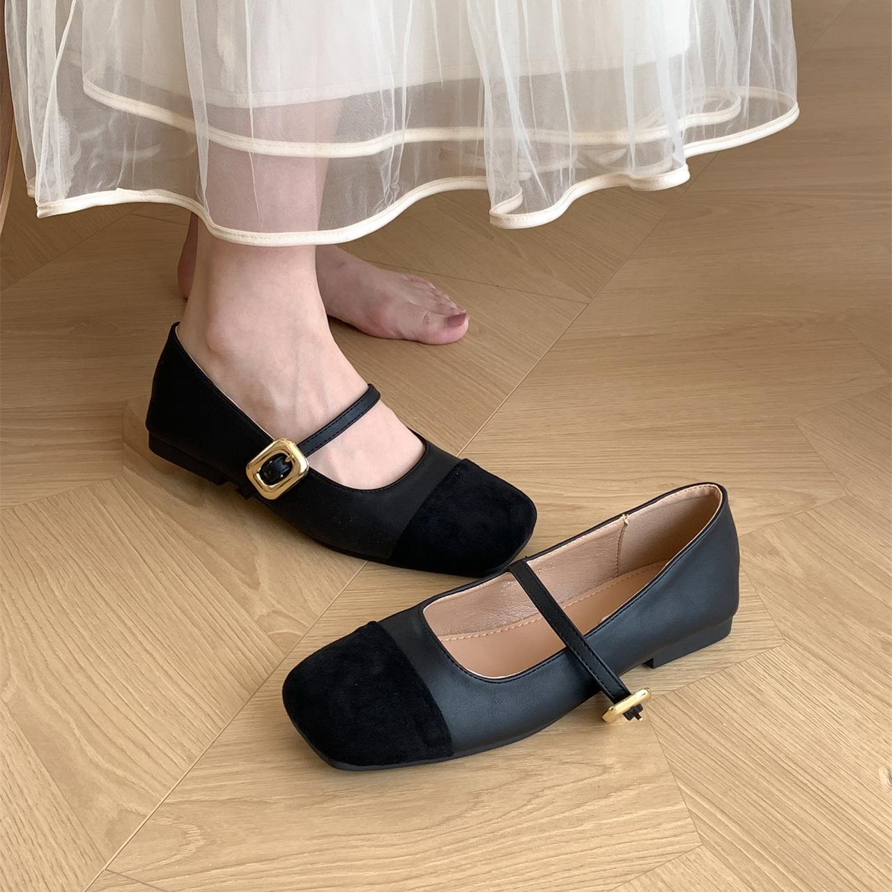 

Bailamos 2025 New Brand Women Flat Shoes Round Toe Shallow Slip On Ladies Casual Ballet Shoes Soft Leather Eelgant Ballet Shoes 35