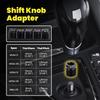 Aluminum Material Shift Knob Adapter Inside Thread Transmission Knob Adapter Thread Adapter