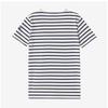 SainT James Kids T shirT Modern sTripe 2068 Ecru Marine