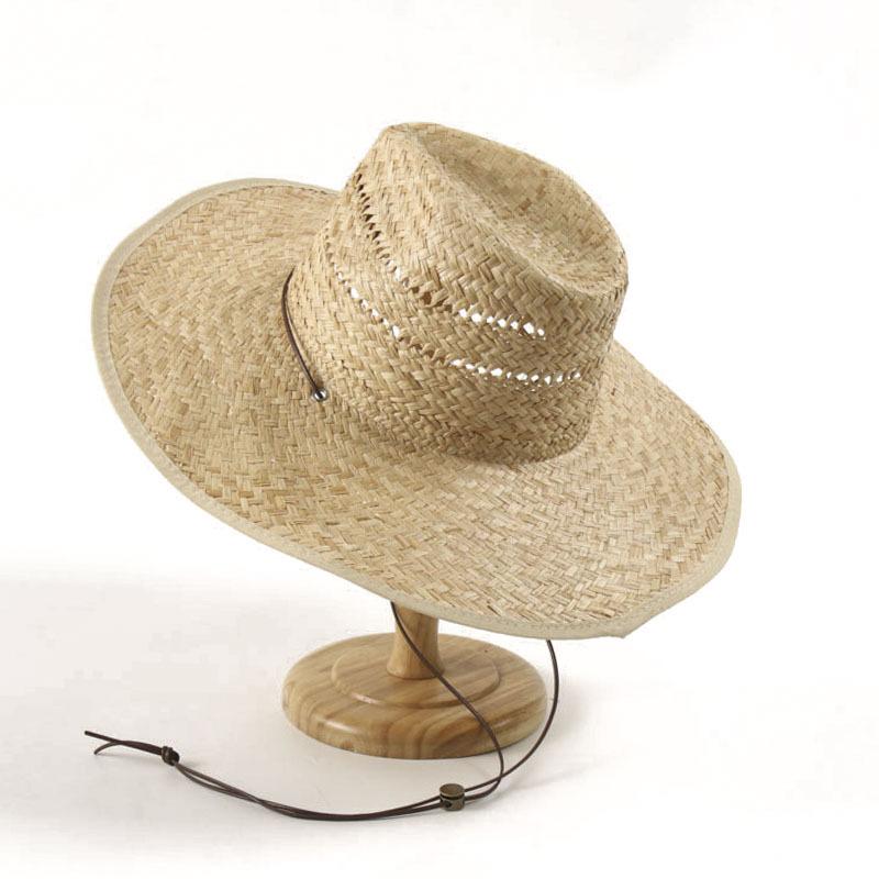 Beach Sun Hat for Women Wide Brim Panama Hats Hollow Out Straw Hat Summer Hat Wind Lanyard Roll Up Foldable Hat UV Protection