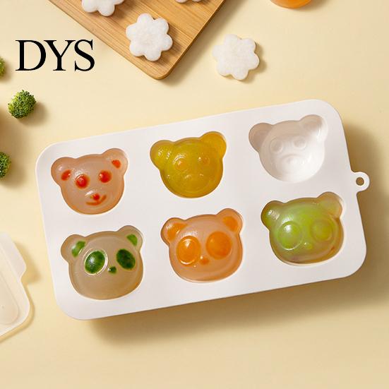 Professional Bakery Supplies Baby Popsicle Mold, Bear/Rabbit Shape Easy Release Soft Silicone Mold for Baking Flexible Food Maker, Desserts