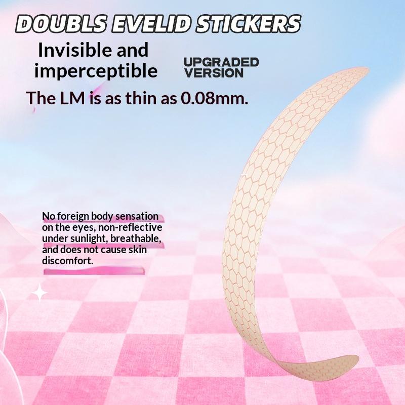 Invisible Double Eyelid Shaping Strips 80/200Pcs Natural Lifting Breathable for Sensitive Skin Office Daily Makeup
