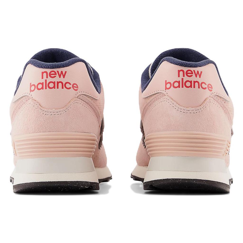 new New Balance 574 Pink Grey Women's