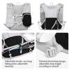 Durable Lightweight Hydration Backpack Large Capacity Waterproof Running Vest Breathable Adjustable Chest Pack for Outdoors