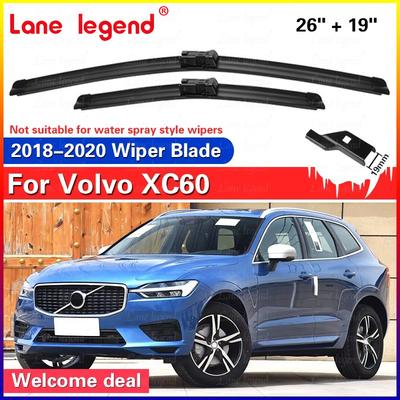 Car Windshield Wiper Blades for VOLVO XC60 2018 MK2 Front Windscreen Wipers Car Accessories MK2 RDesign T4 T5 T6 D4 D5