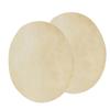 2pcs Drum Head Sheepskin Consistent Clear Sound for African Bongo Drum (12.2in)