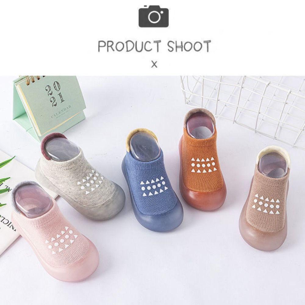 Soft Baby Shoes Non-slip Newborn Indoor Shoes Sneakers Kids Socks Shoes Boys and Girls