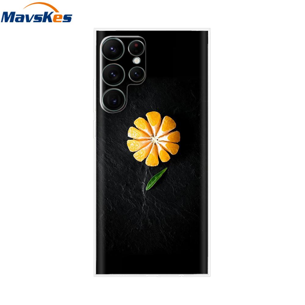 For Samsung Galaxy S22 Case S22 Ultra Transparent TPU Soft Silicon Cover For Samsung S22 Plus GalaxyS22+ Back Cases Phone Bumper