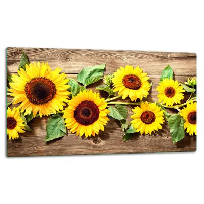 GLASS CUTTING BOARD 52x30 FLOWERS