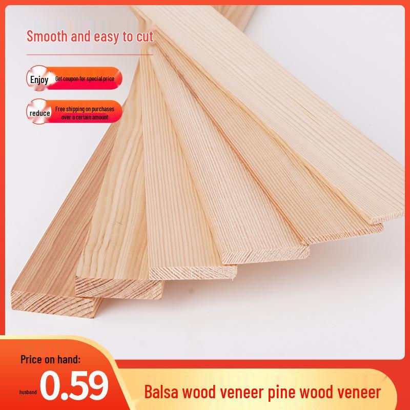 Pine Wood Strips and Chips for DIY Handmade Models