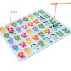 Magnetic Wooden Montessori Multifunctional Matching Board Digital Alphabet Cognition Puzzle Preschool Learning Educational Toys