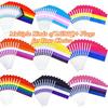 50 Pack Nonbinary Pride Flags Pride Month Accessories LGBTQIA Non Binary Flag NB Gender Rainbow Non-Binary Hand Held Flags Decorations Stuff for