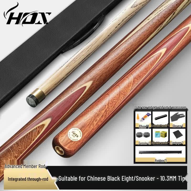 HOX North American Ash Small Tip Single-Piece Billiard Cue