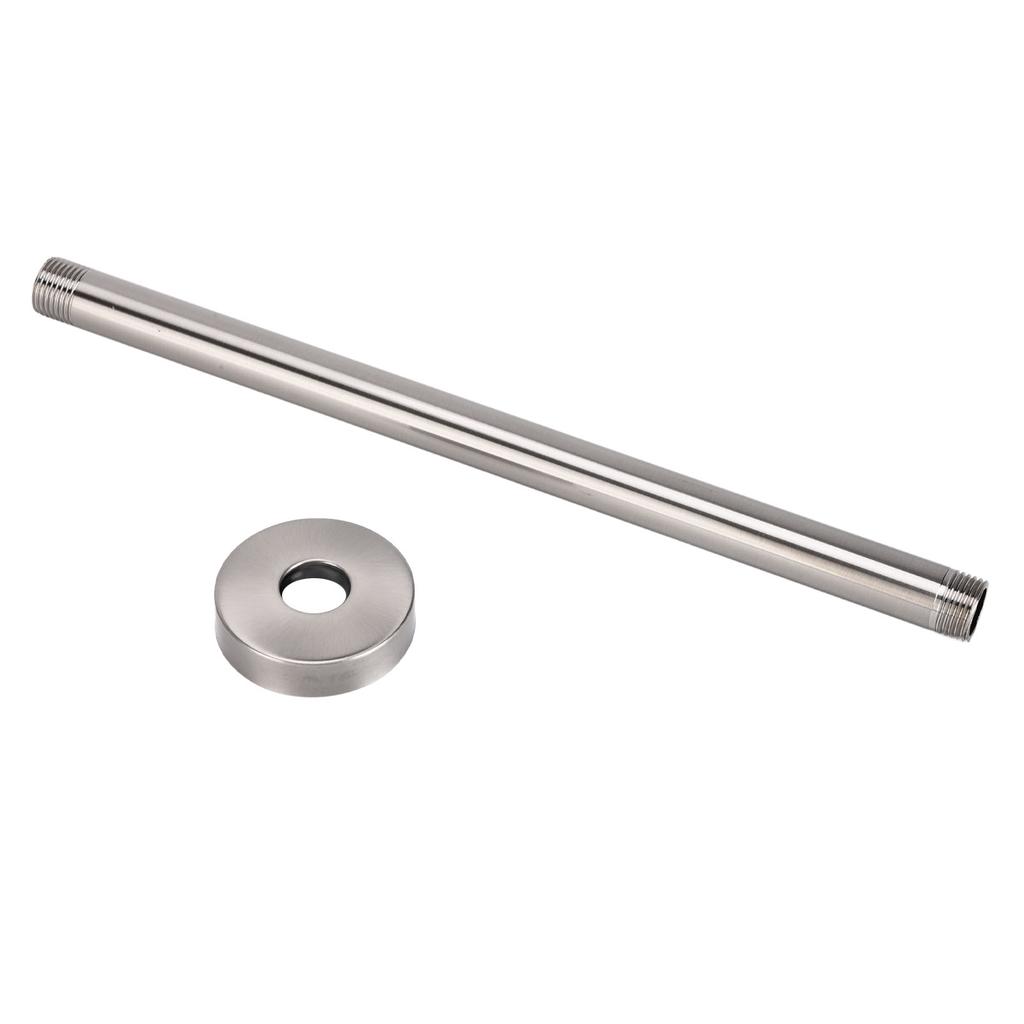 NPT 20MM Sprchové ramínko 12 palců Skryté nástěnné prodloužení sprchového ramínka Nerezová ocel Koupelnové ramínko pro sprchovou hlavici