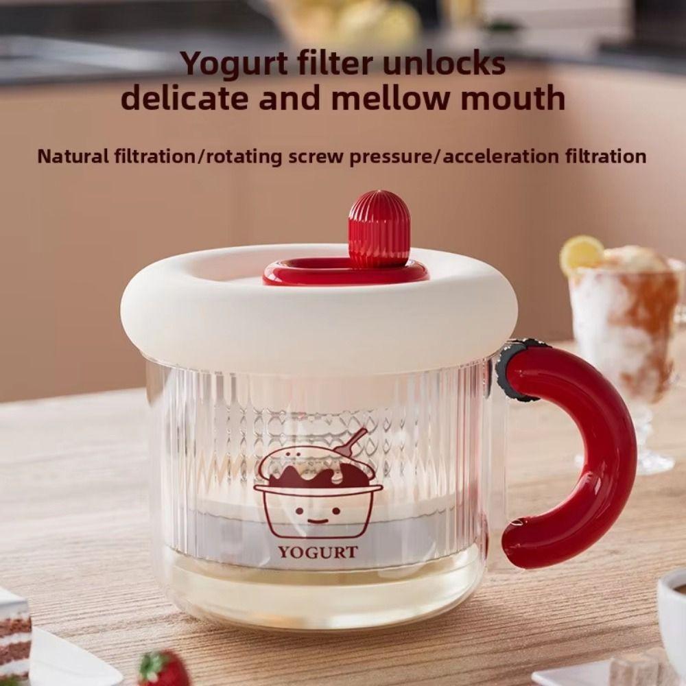 Fine Mesh Greek Yogurt Strainer Reusable Whey Separator Homemade Yogurt Filter Household