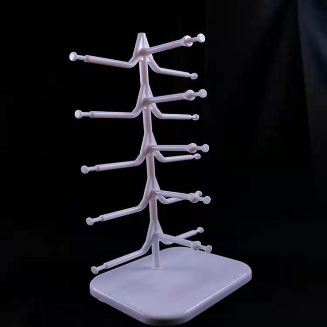 

Съемная стойка для очков, стойка для хранения, небольшая стойка для очков, вмещает до 5 пар белый