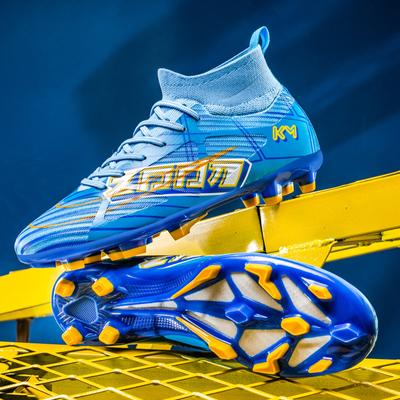2024 Men's Soccer Shoes Large Size Ultralight Football Boots Boys Sneakers Non-Slip AG/TF Soccer Cleats Ankle Boots Unisex