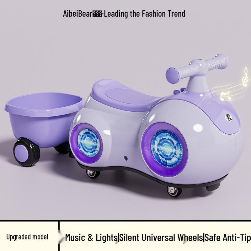 Celebritami schválené chodítko a balanční kolo pro miminka: Tiché, protipádové twist auto pro děti ve věku 1-3 roky