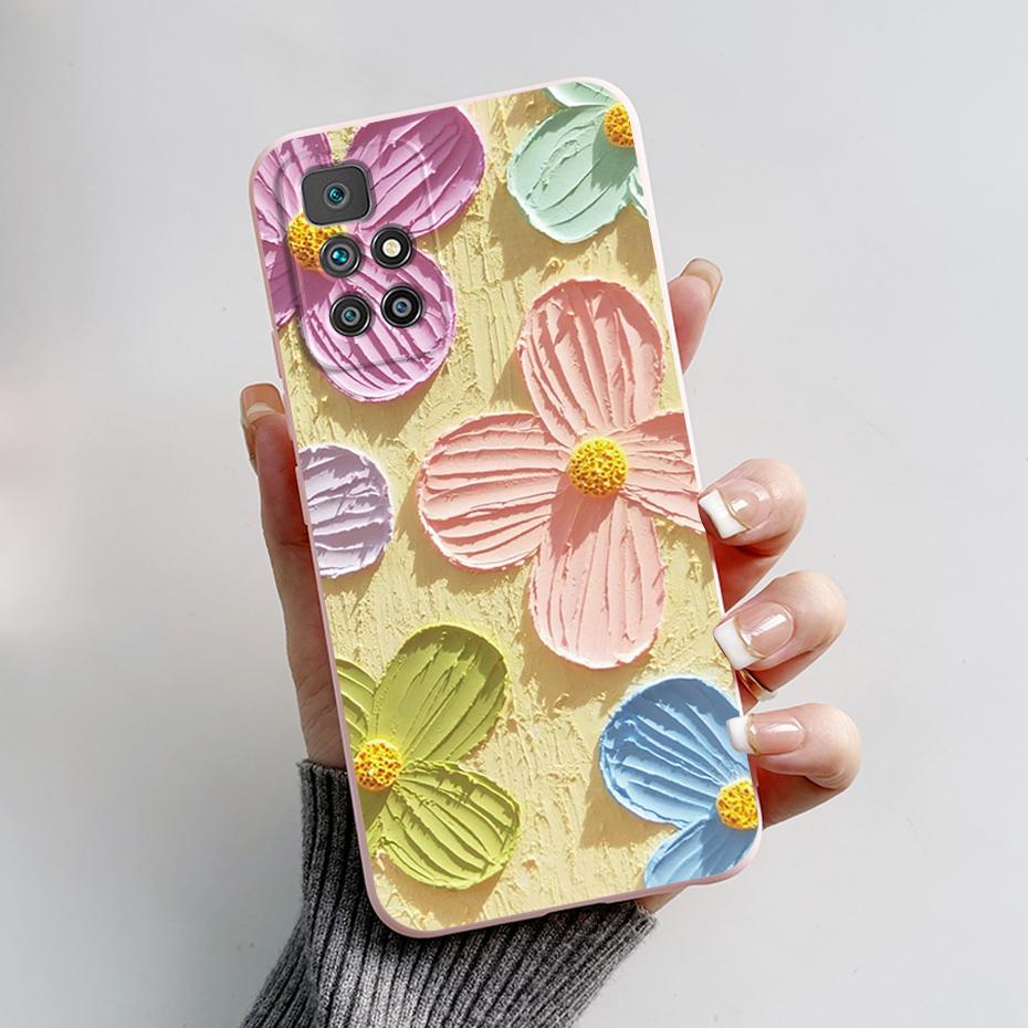 For Xiaomi Redmi 10 Prime 2022 Case Cute Bear Cartoon Shockproof TPU Cover For Xiaomi Redmi 10 Phone Case Redmi10 2022 Soft Capa