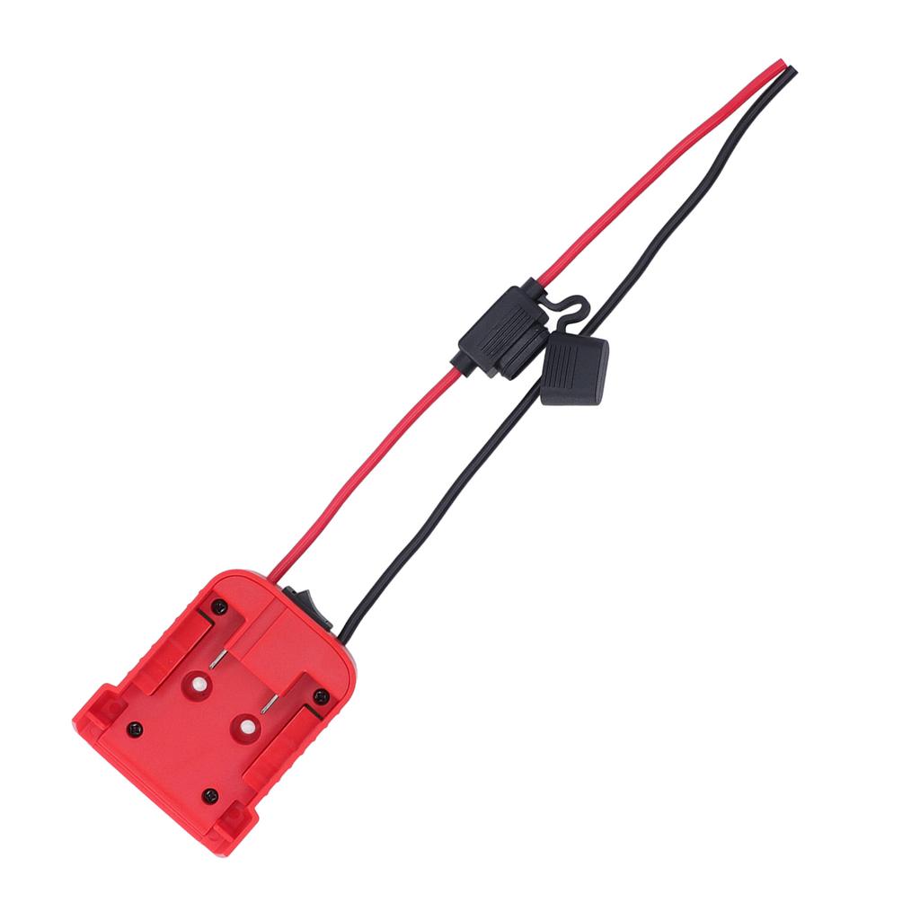 Elektrowerkzeug-Akkupadapter mit Sicherungen 12AWG Kabel Schaltermodul Akku-Konverter für M18 18V