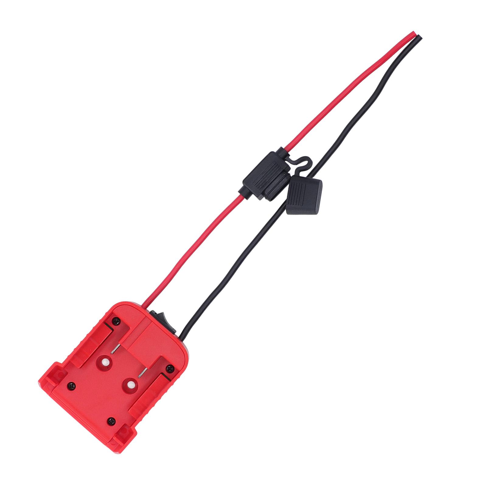 

Адаптер аккумулятора электроинструмента с предохранителями 12AWG проводной переключатель модуль аккумуляторный преобразователь для M18 18V