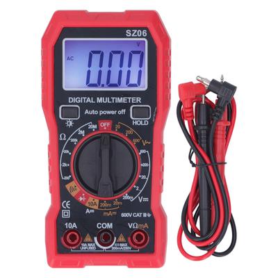 Digitales Multimeter Hohe Genauigkeit HD Hintergrundbeleuchtung Anti-Burning Multifunktionales Strom-Spannungsmessgerät für