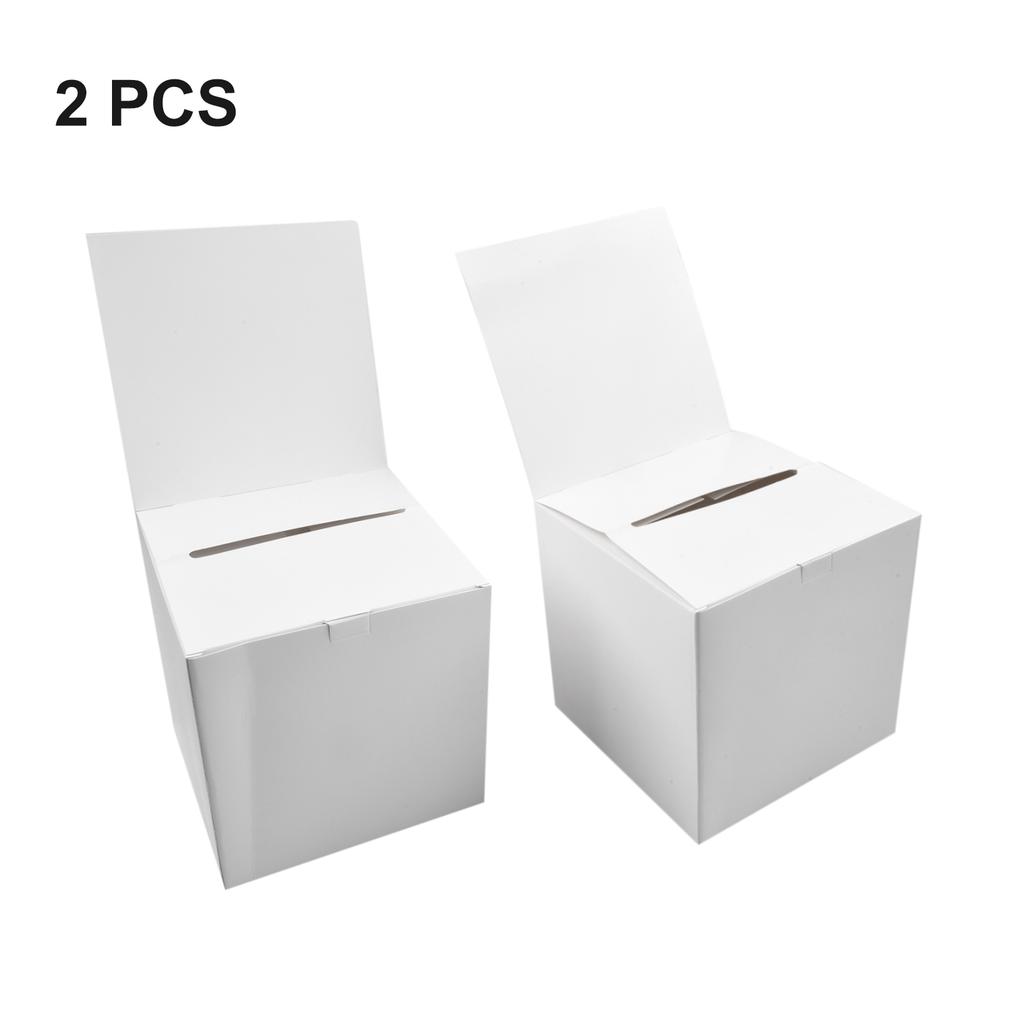 Light Brightness Lightweight Ballot Box Ballot Box Donation Box Lightweight White Corrugated Paper Donation Box