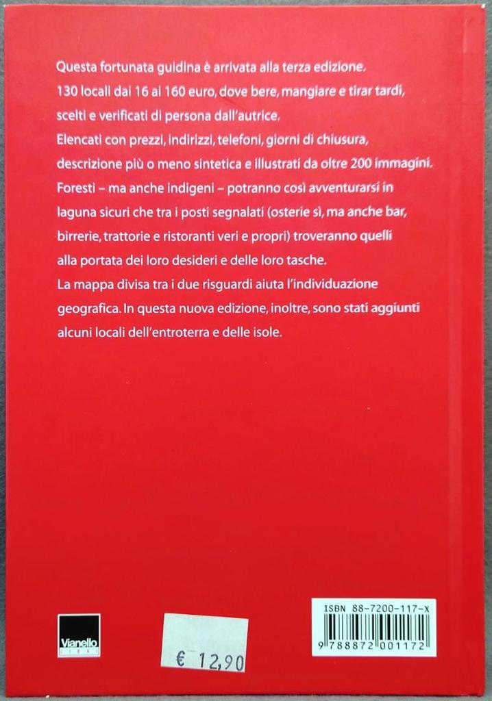 [USED] Italian Book Osteria Michelin Map