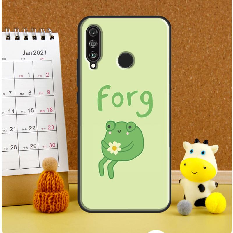 

Cute Cartoon Frog For Huawei Nova Y72 Y70 Y91 Y90 Y60 Y61 Y73 3i 7i 8i 11i 12i 9 10 SE P20 P30 P40 Lite Case Huawei Nova 7i