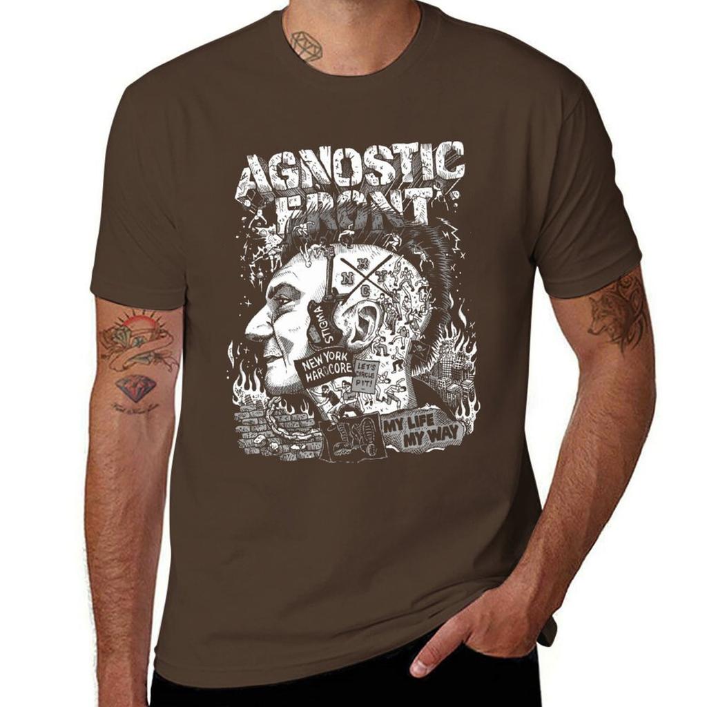 *(&)(Hardcore-Punk ()Agnostisches T-Shirt schnelltrocknende Sommerkleidung individuelles Design dein eigenes Sweat Herren T-Shirts