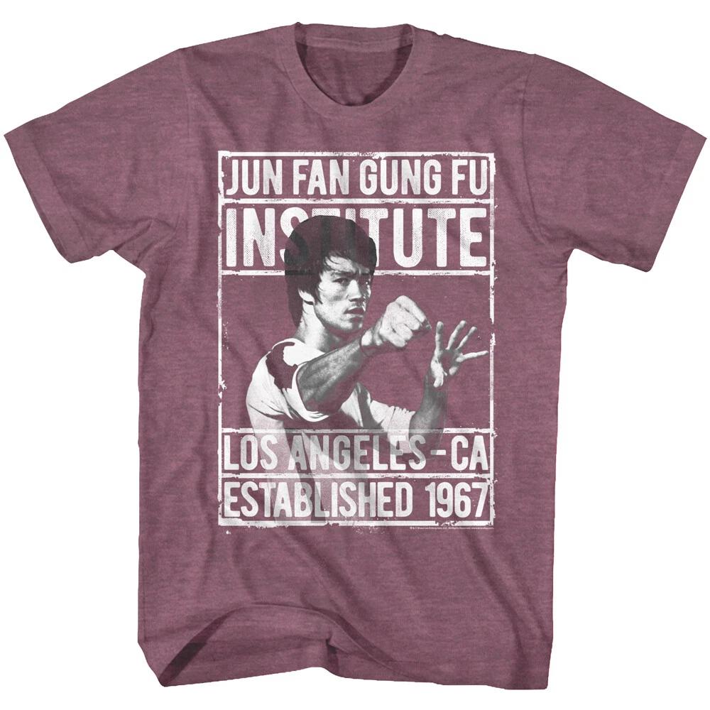 Bruce Lee Martial Arts Legend Jun Fan Gung Fu Institute Est 1967 Men's T Shirt