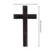 Wooden Wall Cross Rustic Decor Distressed for Prayer Corners, Entryways