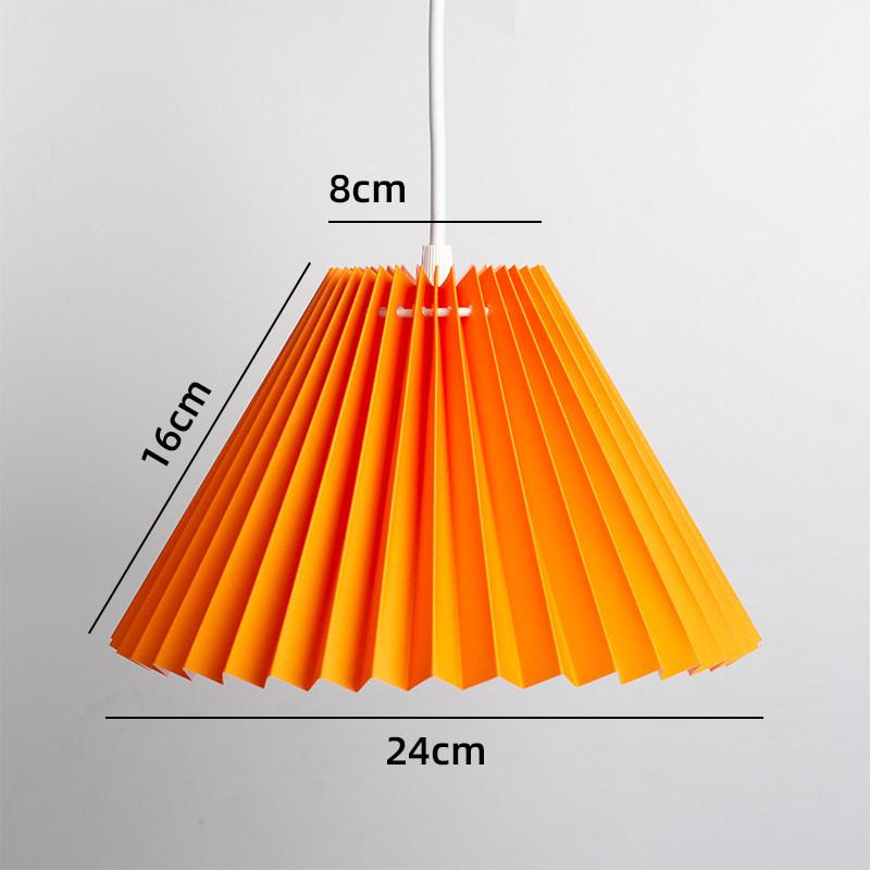 Nordic Origami Pendant Lights Lampshade Replacement Lamp Cover Downward Bulb Design Hanging Lamp Dining Room Kitchen Home Decor