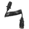 12V  7pin To 7pin Trailer Plug Adaptor 2 Meters Trailer Spring Socket Wiring Connector for Trailer RV Caravan Boat
