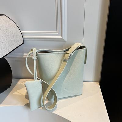 Simple and Versatile Bag Women's Large-capacity New Summer Leisure Shoulder Messenger Bag Mother Bucket Bag