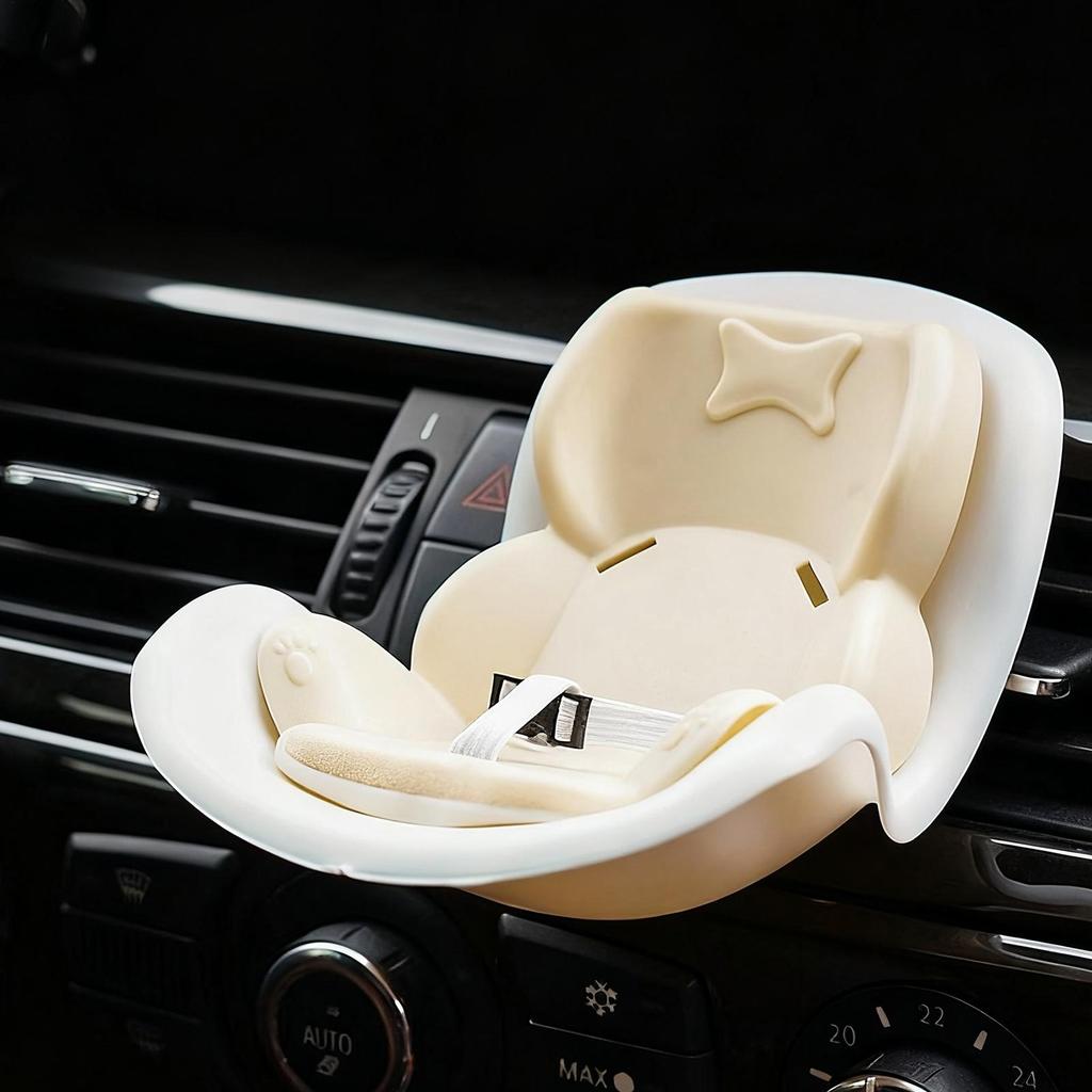 Car Air Vent Decoration 10-20cm Doll Seat Shape Clip Interior Decor for Minivan Sedan Truck Commuting Travel Family Outings