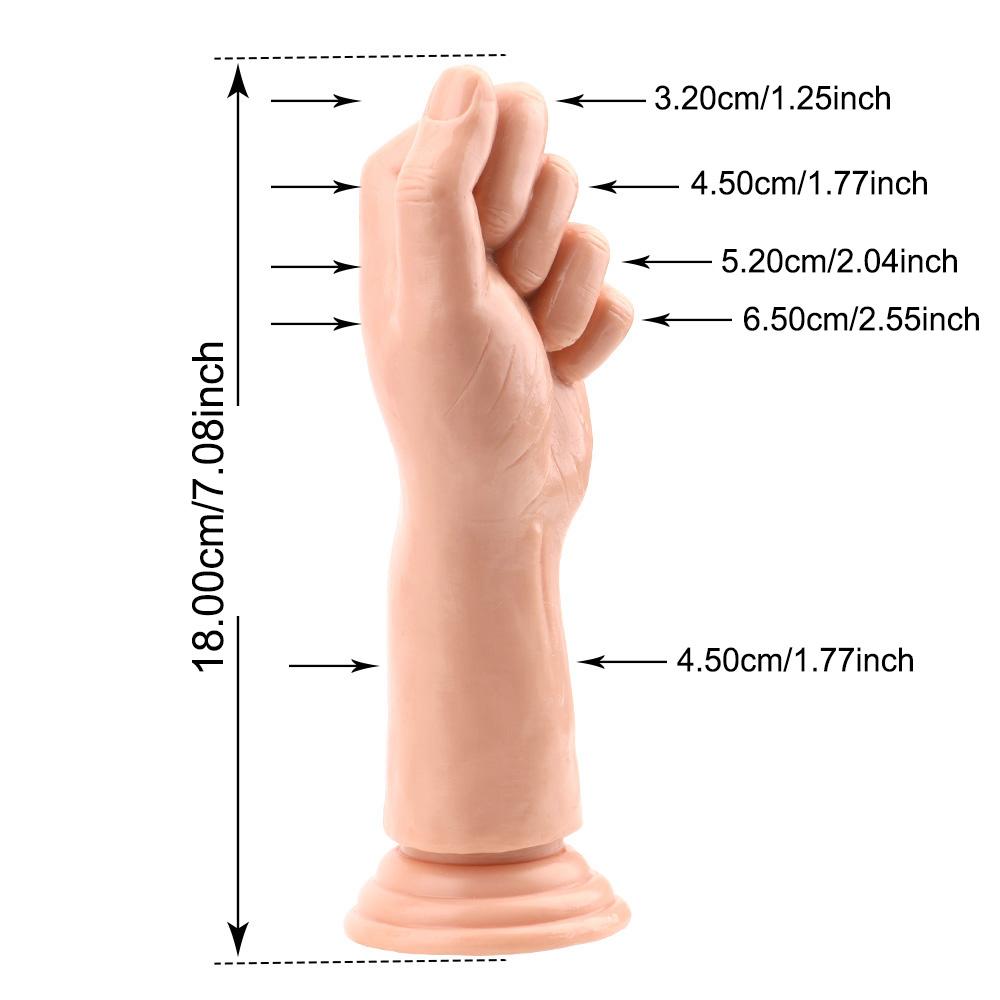 Suction Big Hand Anal Stuffed Large Penis Fist Anal Plug Huge Dildo Butt Plug G-spot Erotic Masturbate Sex Toys Silicone