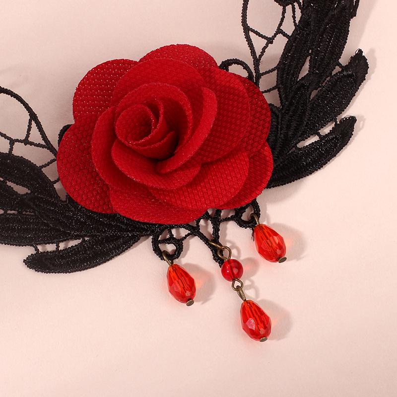 Dark Gothic Lolita Chocker Neckchain Collar with Gift Box