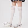 24 Long Knee Socks Children'S Stacking Socks Spring And Autumn Thin Mesh Thigh Socks Lolita Lace High Socks