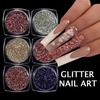 Nail Art Sequins Super Glitter Powder Symphony Combination Sequins Diy Nail Decoration 6 Color Set