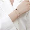 Four Leaf Clover Double Layer Bracelet Girls Five Flower Bracelet Boudoir Light Luxury Hand Jewelry Ins Bracelet