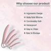 Qoqiu 5-Piece Silicone Pelvic Floor Muscle Trainer Set with Massage Wand for Womens Health Recovery 2025 New