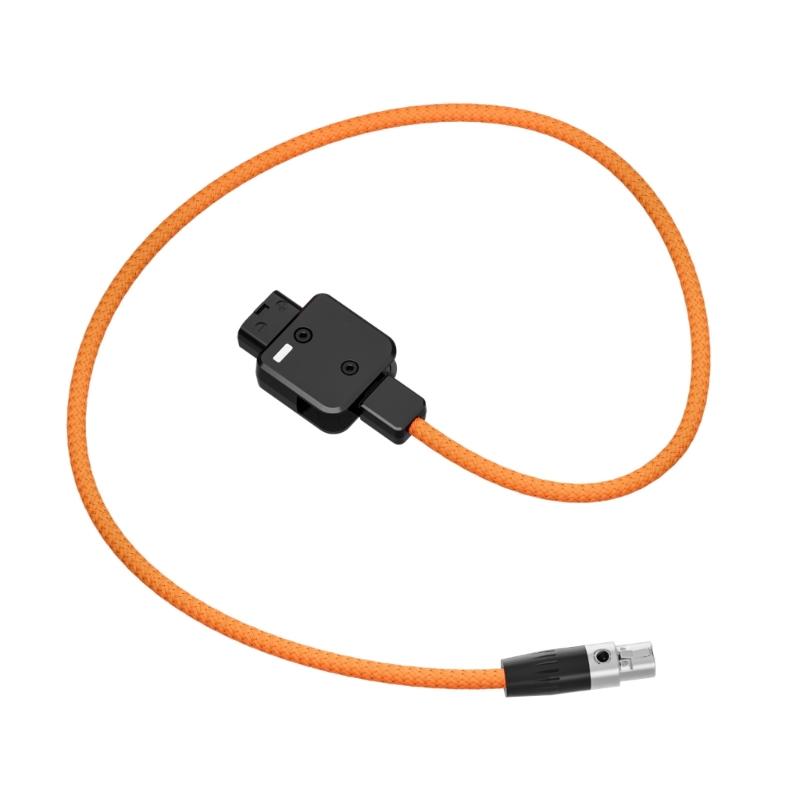 

D-Tap to 4Pin XLR Power Cable 180 Degree Rotatable with Braided Wire for Pocket Camera Monitor Video Equipment 1