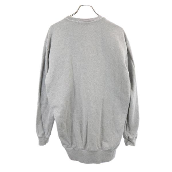 MSGM Made In Italy Long Sleeve Trainer S Gray Brushed Back of Sweatshirt Men's Used