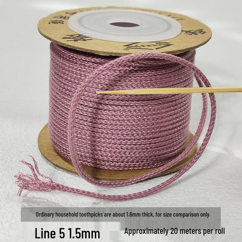 

Разноцветная плетеная вручную красная нить, материалы и аксессуары для DIY браслета