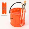 Foldable Art Bucket with Brush Washer and Palette for Gouache & Watercolor