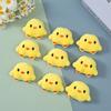1pc Ins Wind Soft Cute Little Yellow Chicken Plush Pendant Cute Little Duck Doll Head School Bag Accessories Handmade